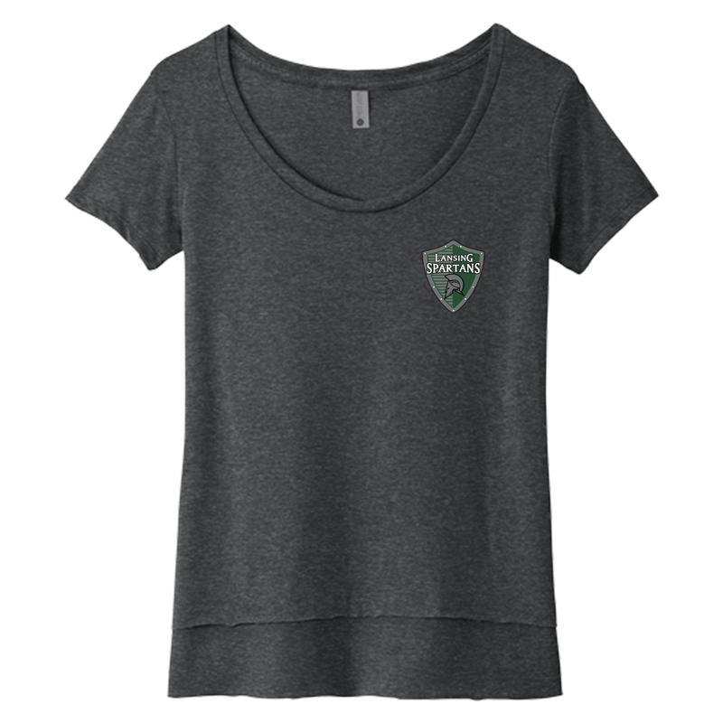 Lansing Spartans Womens Festival Scoop Neck Tee