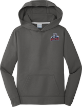 Hartford Jr. Wolfpack Youth Performance Fleece Pullover Hooded Sweatshirt