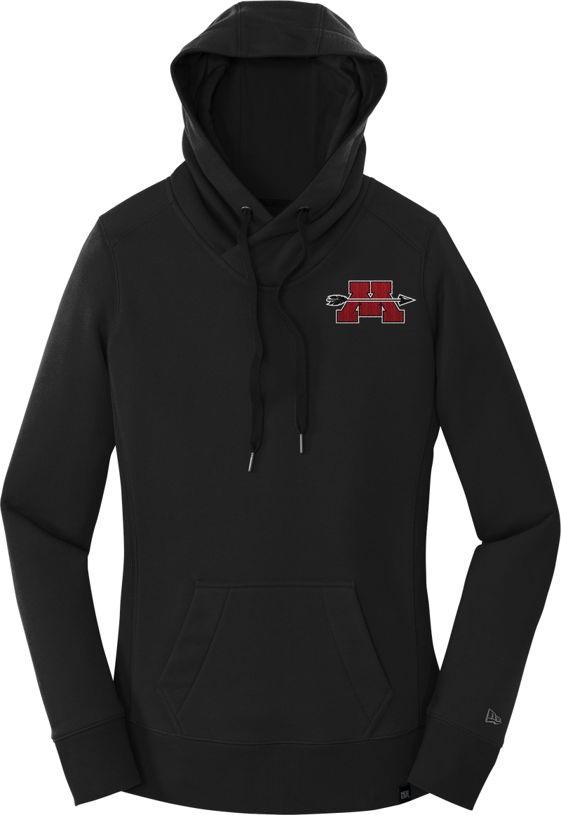 Mercer Arrows New Era Ladies French Terry Pullover Hoodie