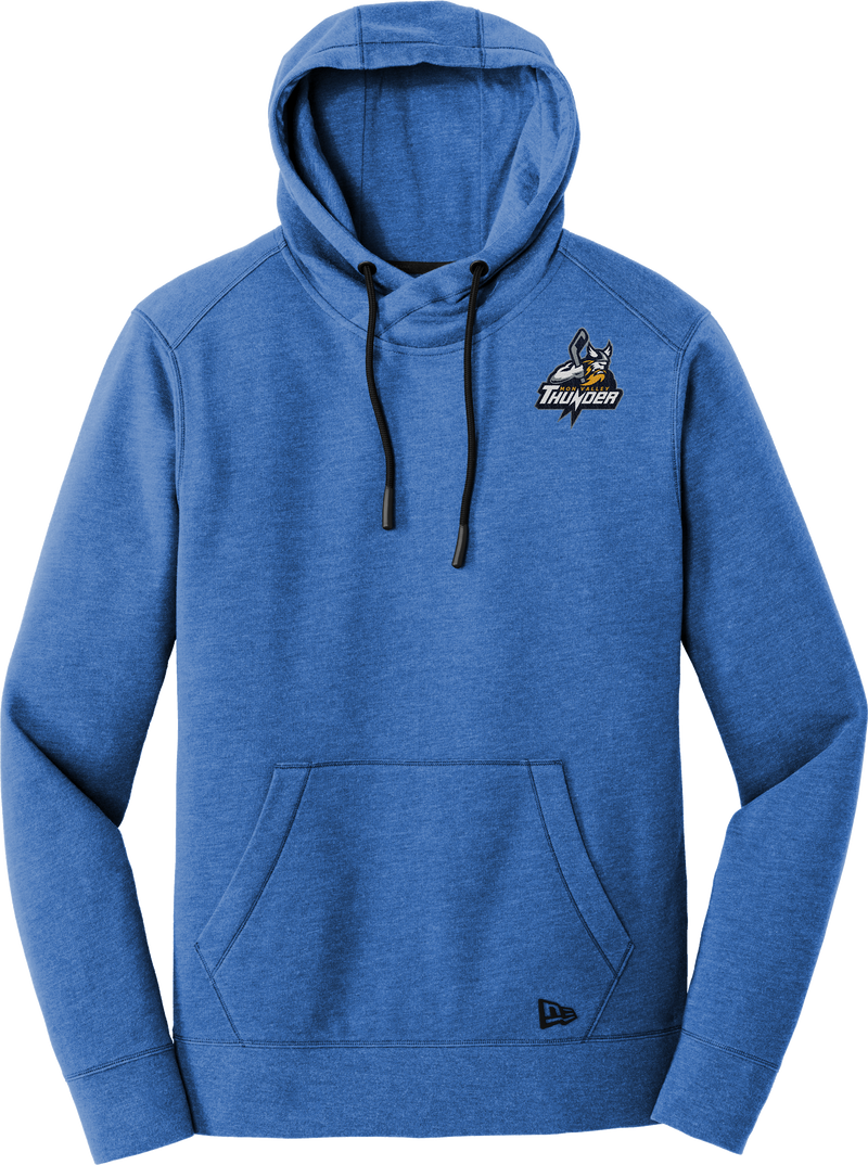 Mon Valley Thunder New Era Tri-Blend Fleece Pullover Hoodie