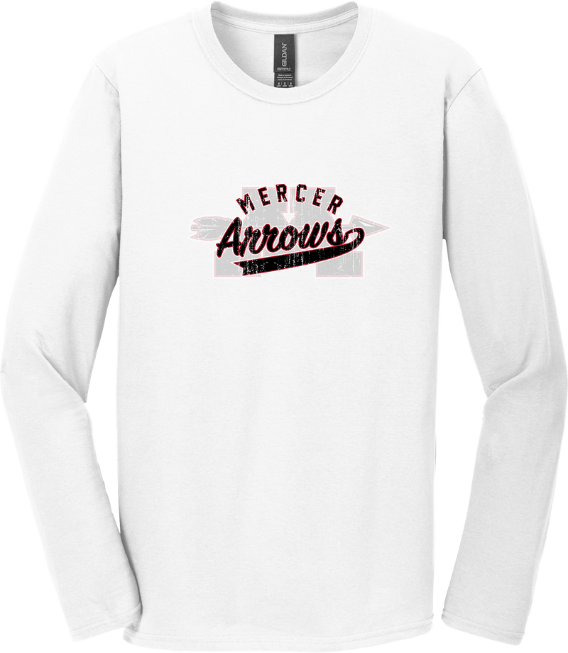 Mercer Arrows Softstyle Long Sleeve T-Shirt