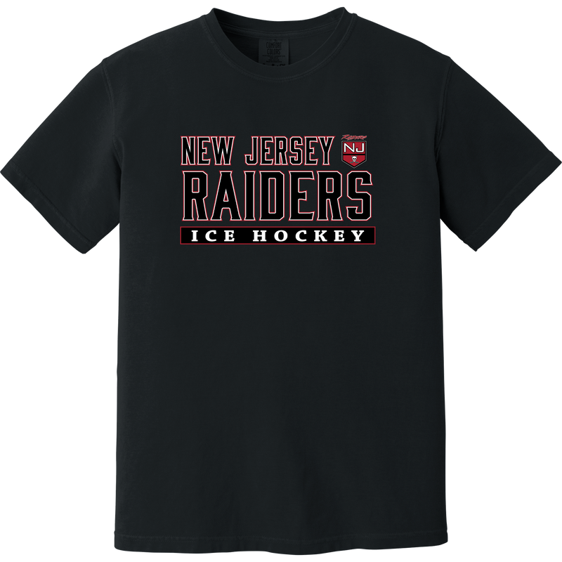 NJ Raiders Heavyweight Ring Spun Tee