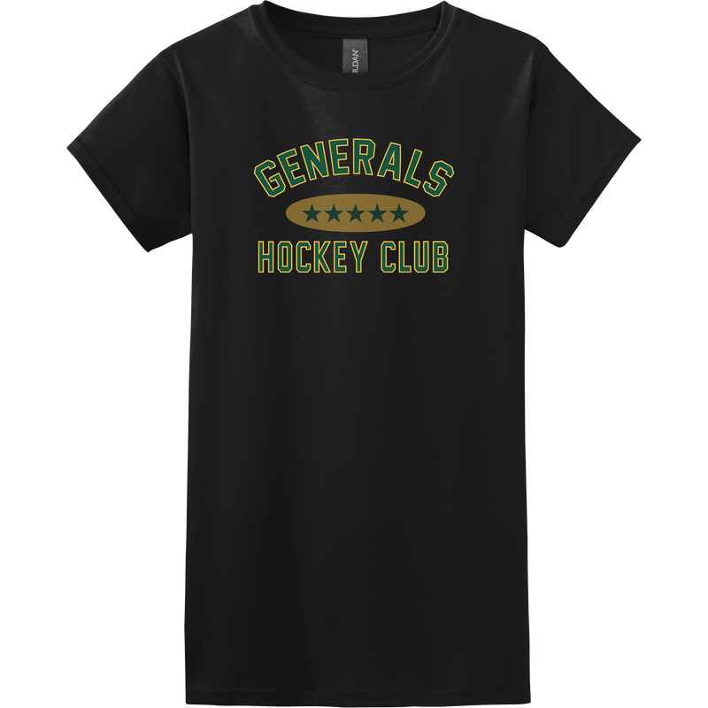 Red Bank Generals Softstyle Ladies' T-Shirt