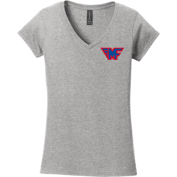 Mid-Fairfield Softstyle Ladies Fit V-Neck T-Shirt