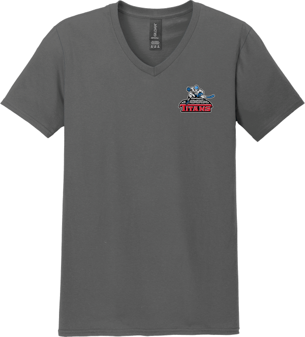 NJ Titans Softstyle V-Neck T-Shirt