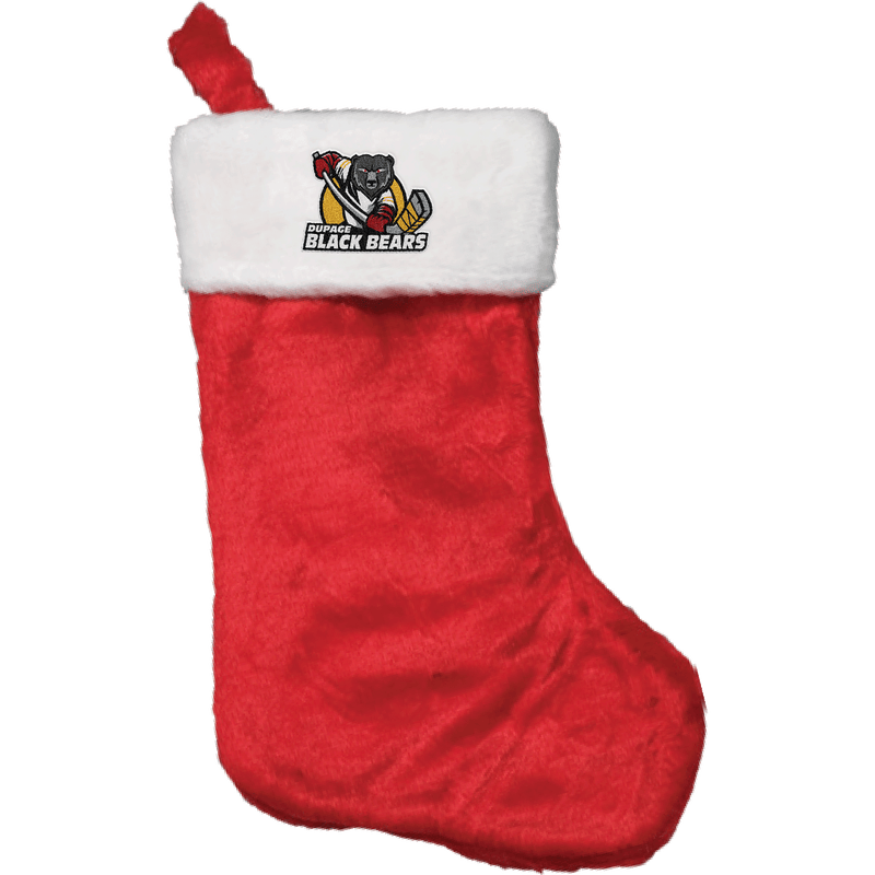 Dupage Black Bears Plush Christmas Stocking