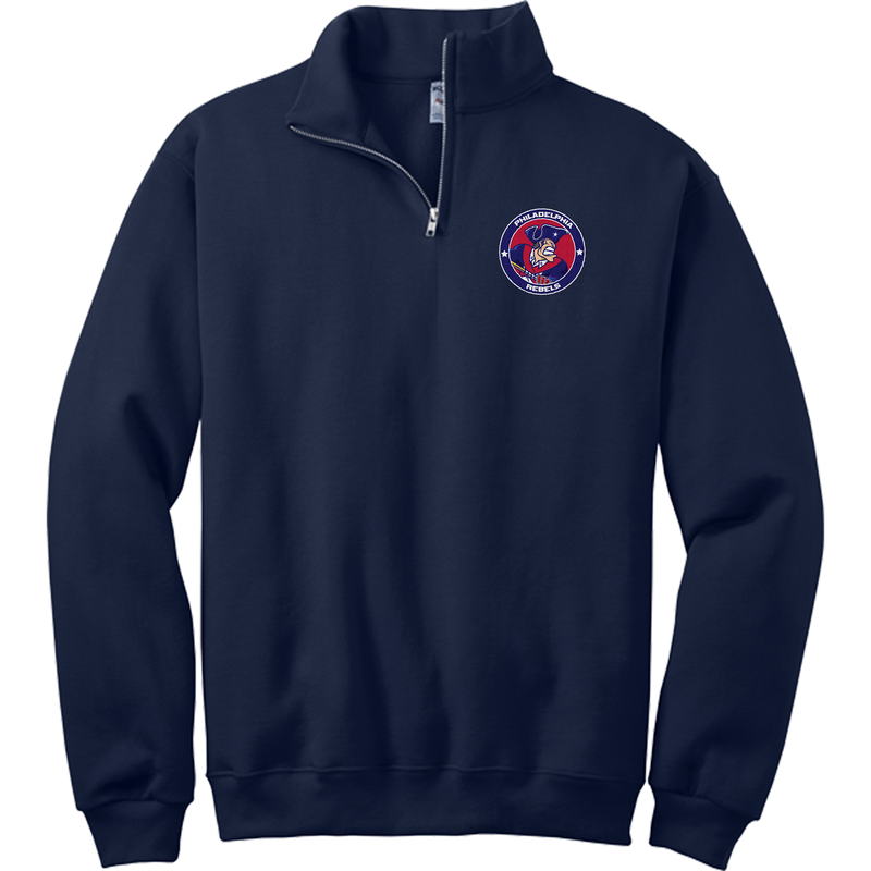 Philadelphia Rebels NuBlend 1/4-Zip Cadet Collar Sweatshirt