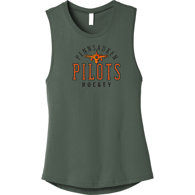 Pennsauken Pilots Womens Jersey Muscle Tank