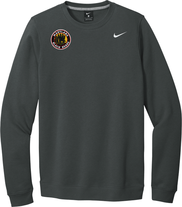 Maryland Black Bears Nike Club Fleece Crew