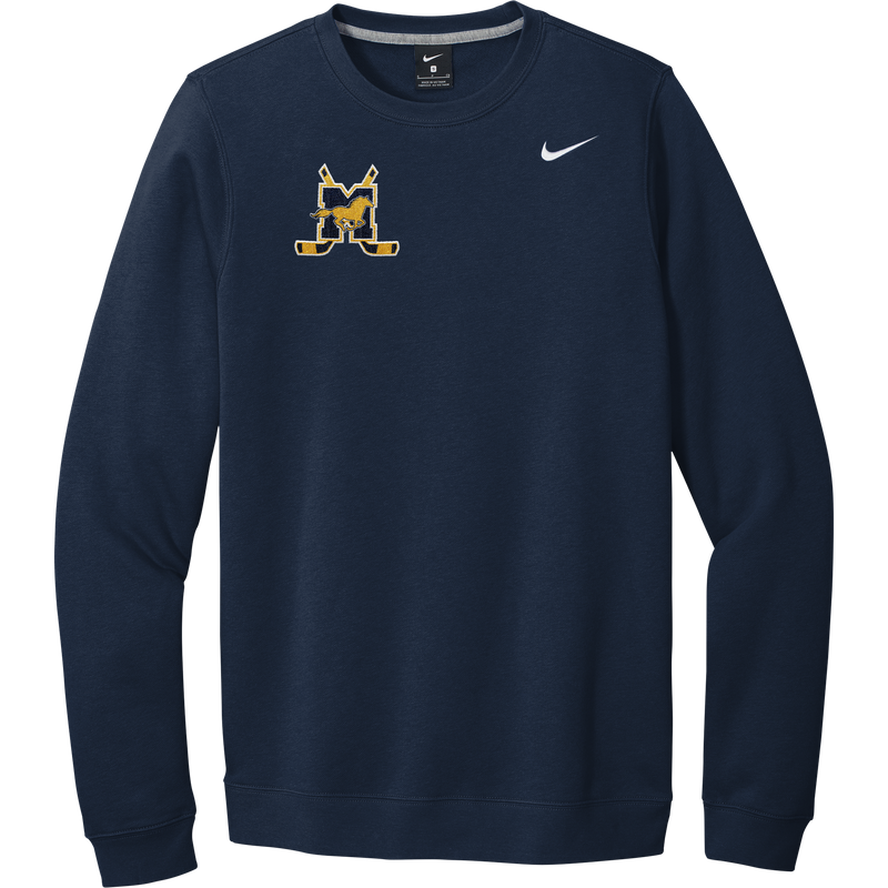 Marlboro Hockey Nike Club Fleece Crew