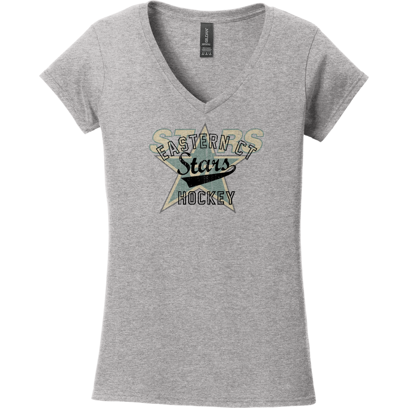 CT ECHO Stars Softstyle Ladies Fit V-Neck T-Shirt