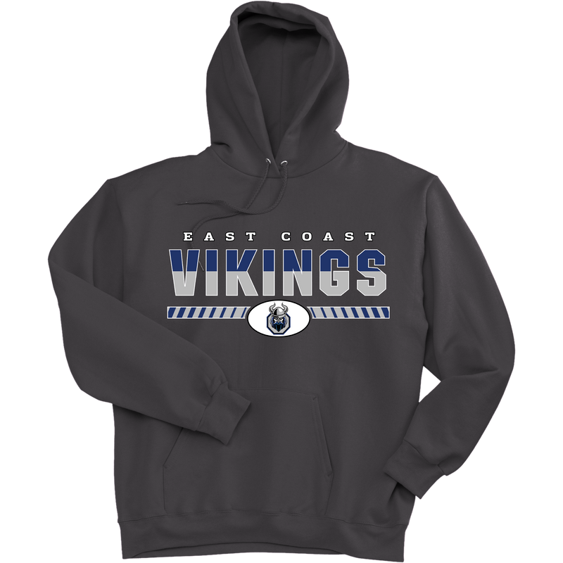 East Coast Vikings (Mens) Ultimate Cotton - Pullover Hooded Sweatshirt