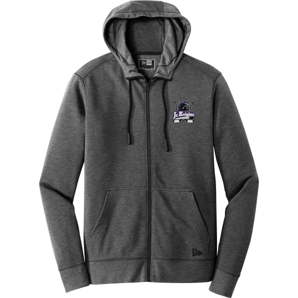 Old Bridge Jr. Knights New Era Tri-Blend Fleece Full-Zip Hoodie