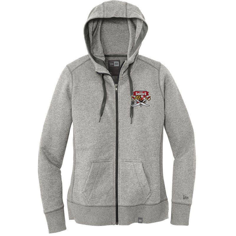 SOMD Lady Sabres New Era Ladies French Terry Full-Zip Hoodie