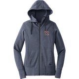 NY Stars New Era Ladies Tri-Blend Fleece Full-Zip Hoodie