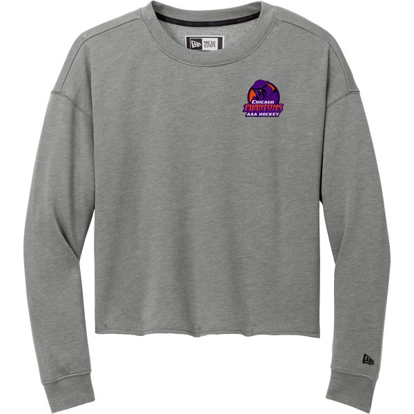 Chicago Phantoms New Era Ladies Tri-Blend Fleece Crop Crew