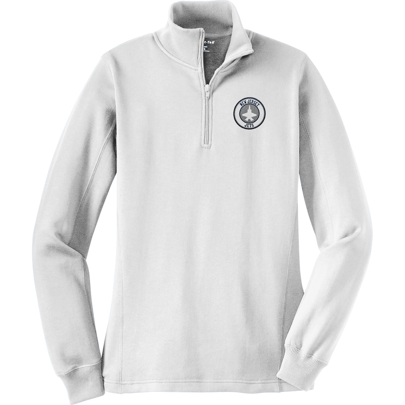 NJ Jets Ladies 1/4-Zip Sweatshirt