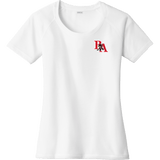 Benet Hockey Ladies PosiCharge Tri-Blend Wicking Scoop Neck Raglan Tee