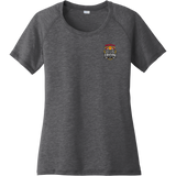Danville Iron Ladies PosiCharge Tri-Blend Wicking Scoop Neck Raglan Tee