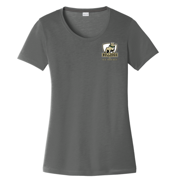 HVM Bulldogs Ladies PosiCharge Competitor Cotton Touch Scoop Neck Tee