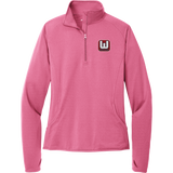 CT Whalers Tier 1 Ladies Sport-Wick Stretch 1/4-Zip Pullover