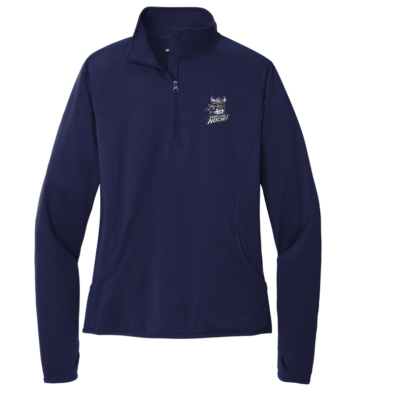 Hard Edge Hockey Ladies Sport-Wick Stretch 1/4-Zip Pullover