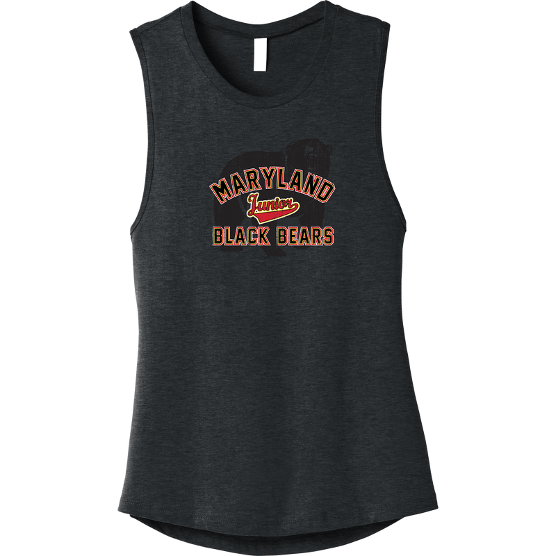 MD Jr. Black Bears Womens Jersey Muscle Tank