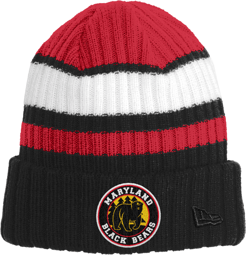 Maryland Black Bears New Era Ribbed Tailgate Beanie