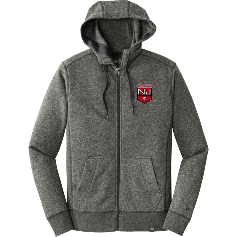 NJ Raiders New Era French Terry Full-Zip Hoodie