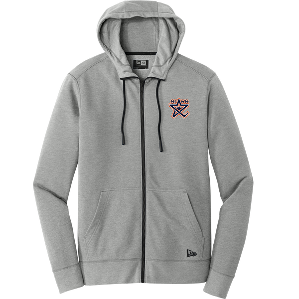 NY Stars New Era Tri-Blend Fleece Full-Zip Hoodie