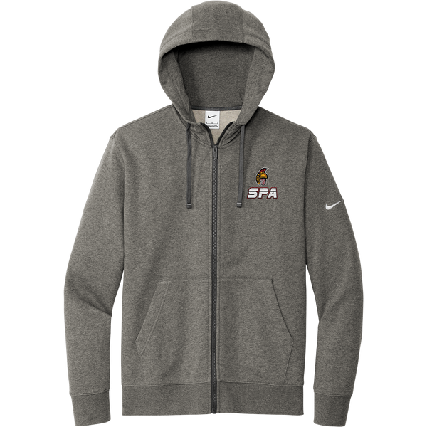 Seacoast Spartans Nike Club Fleece Sleeve Swoosh Full-Zip Hoodie