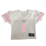 NY Giants Toddler Jersey - White/Pink