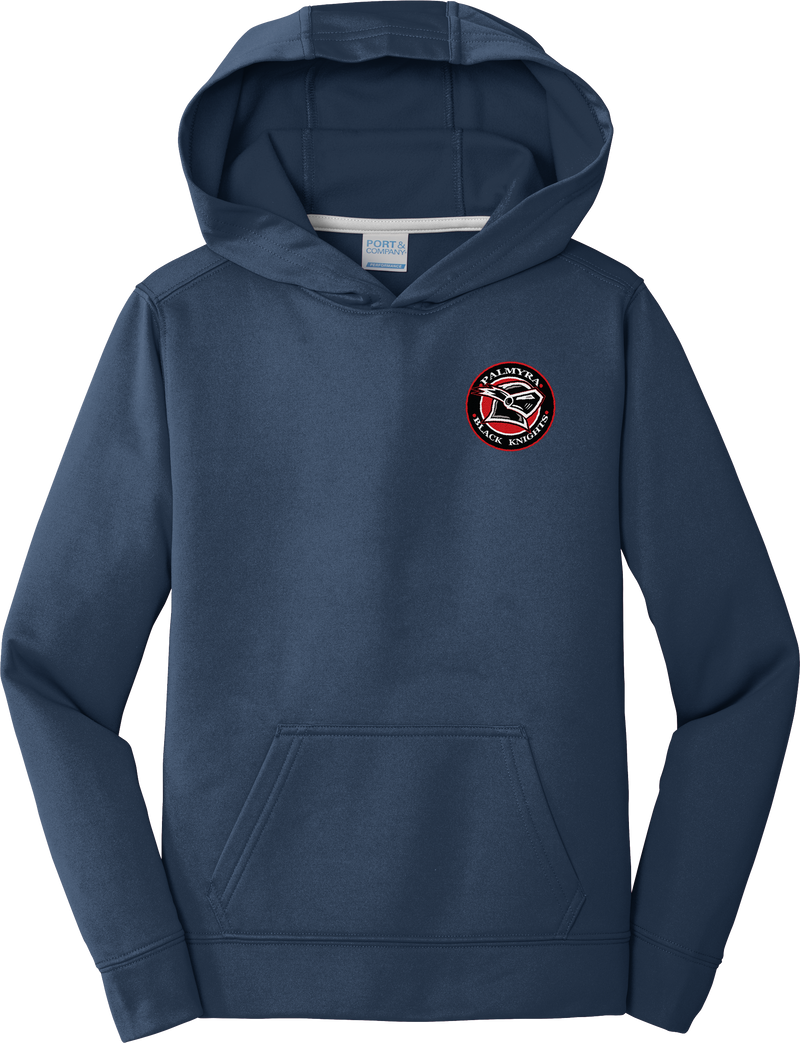 Palmyra Black Knights Youth Performance Fleece Pullover Hooded Sweatshirt