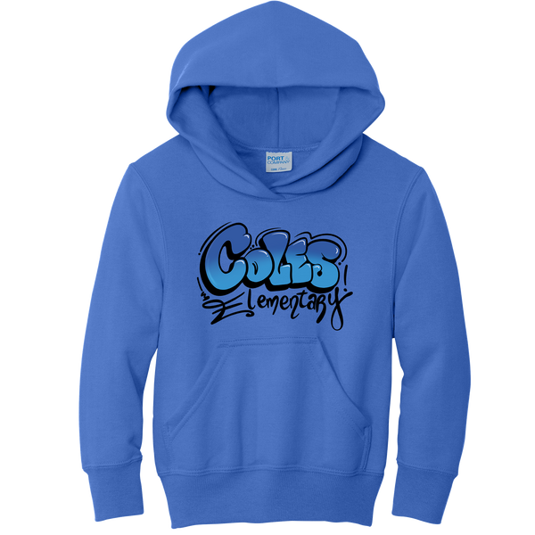 Coles Elementary Youth Core Fleece Pullover Hooded Sweatshirt