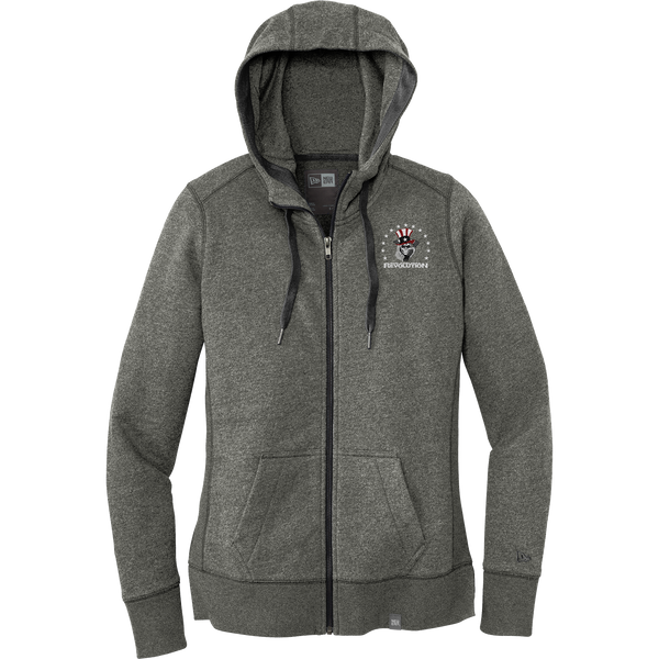 Phila Revolution New Era Ladies French Terry Full-Zip Hoodie