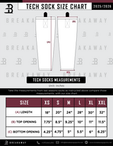 Hartford Jr. Wolfpack Girls Sublimated Tech Socks