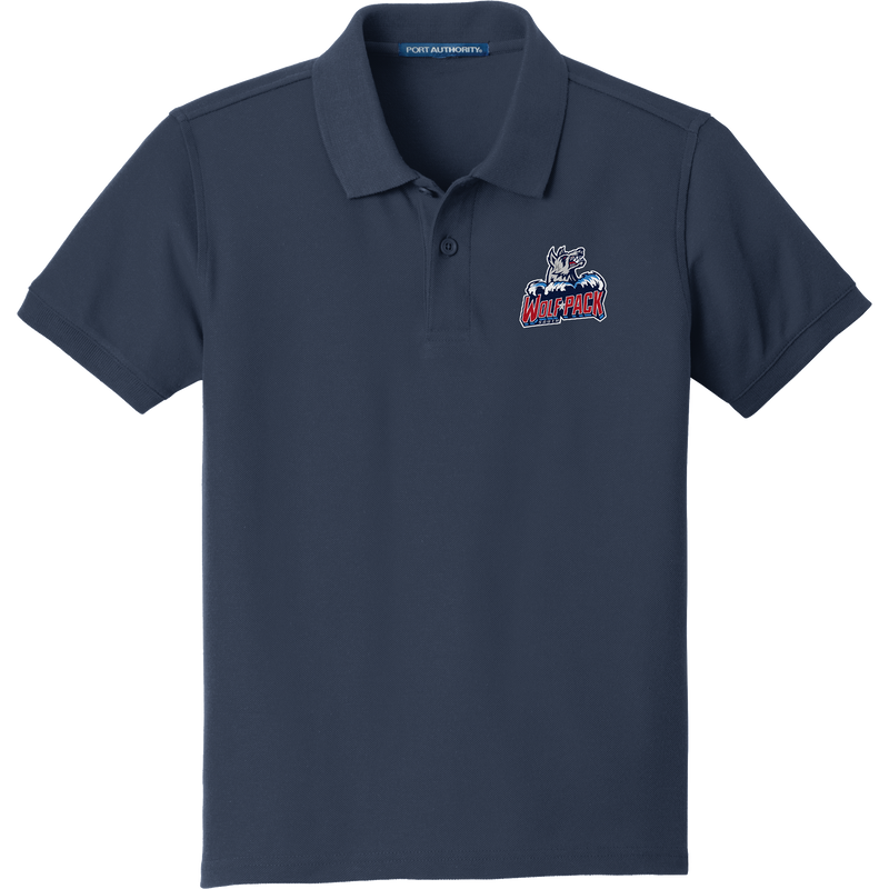 CT Wolfpack South Youth Core Classic Pique Polo