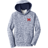 Mount St. Charles Youth PosiCharge Electric Heather Fleece Hooded Pullover
