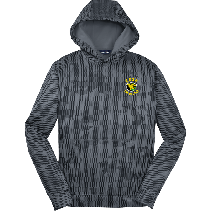 Chester County Youth Sport-Wick CamoHex Fleece Hooded Pullover