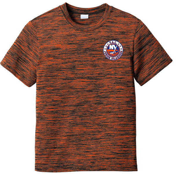 PAL Jr. Islanders Youth PosiCharge Electric Heather Tee