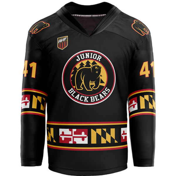 MD Jr Black Bears Youth Player Sublimated Jersey