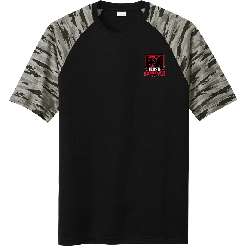 King Cobras Drift Camo Colorblock Tee