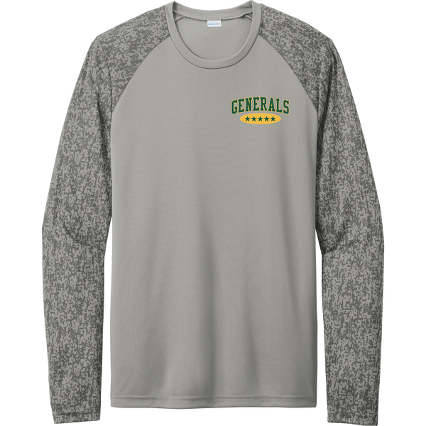 Red Bank Generals Long Sleeve Digi Camo Tee